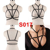 Image of Body Harness Bra For  Women Fetish Chest Bondage Lingerie Erotic Cage Bra Gothic Garter Belt