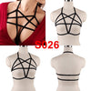 Image of Body Harness Bra For  Women Fetish Chest Bondage Lingerie Erotic Cage Bra Gothic Garter Belt