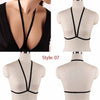Image of Body Harness Bra For  Women Fetish Chest Bondage Lingerie Erotic Cage Bra Gothic Garter Belt