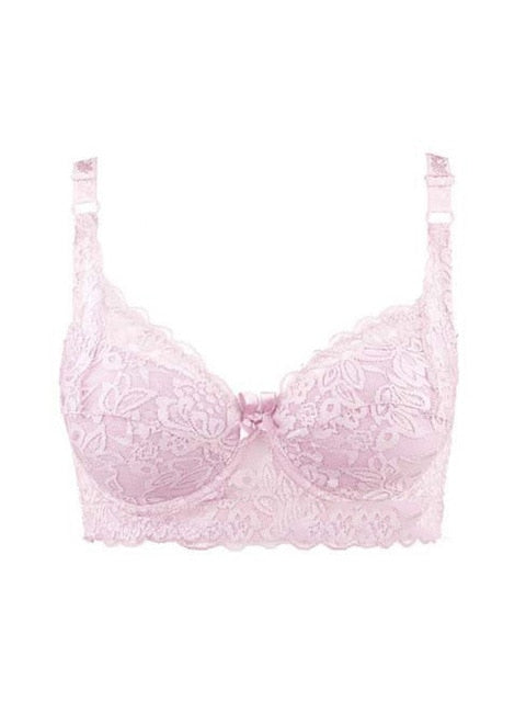 Brand New 2018 Sexy Lace Women Bra Plus Size C D E Big Size Bralette Ultrathin Pure Cotton Brassiere 95E Underwear Dropshipping