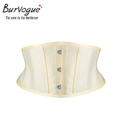 Women Corset Sexy Slim Burlesque Satin Body Shaper Strapless Overbust Plus Size Corset and Bustier  (18)