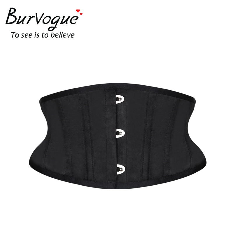 Women Corset Sexy Slim Burlesque Satin Body Shaper Strapless Overbust Plus Size Corset and Bustier  (18)
