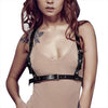 Image of CEA.HARNESS New Sexy Women Men Leather Belts Slim Body Bondage Cage Sculpting Fashion Punk Harness Waist Straps Suspenders Belt