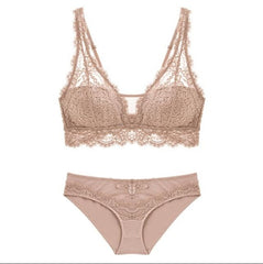 CINOON Fashion Sexy Bra set Women's push up Lace Underwear Panties Thin breathable bra set Jacquard Sexy Underwear Free Shipping