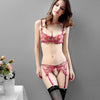 Image of CINOON Lingerie Transparent Push-up ultra-thin Underwear Lace Bra set Sexy lingerie Extreme Temptation Sao Suits Bralette