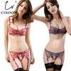 Image of CINOON Lingerie Transparent Push-up ultra-thin Underwear Lace Bra set Sexy lingerie Extreme Temptation Sao Suits Bralette