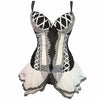 Image of CINOON Sexy Bustier and Corset Women High Elastic Corset Female Solid Bustier Overbust Push Up Corset