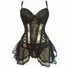 Image of CINOON Sexy Bustier and Corset Women High Elastic Corset Female Solid Bustier Overbust Push Up Corset