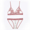 Image of CINOON Sexy Lace Bralette 3/4 Cup Bra Sets Underwear For Women Wire Free Thin Lingerie Set Breathable Comfortable intimates