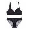Image of CINOON Sexy lingerie Transparent Underwear Ultra-thin Bra set 2018 new Women High Waist Brief Floral Embroidery brassier panty
