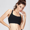 Image of CRZ YOGA Women's Cross Back Wirefree Removable Cups Longline Yoga Sports Bra