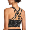 Image of CRZ YOGA Women's Wirefree Strappy Back Removable Cups Longline Sports Bra