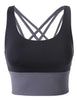 Image of CRZ YOGA Women's Wirefree Strappy Back Removable Cups Longline Sports Bra