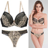 Image of CXZD 2pcs/sets Push Up Bra Sets Women Seamless Embroidery Bralette underwire Breathable Underwear Lingerie Set