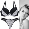 Image of CXZD 2pcs/sets Push Up Bra Sets Women Seamless Embroidery Bralette underwire Breathable Underwear Lingerie Set