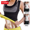 Image of CXZD Plus Size S-6XL Women Neoprene Shapewear Waist Trainer Push Up Vest Tummy Belly Girdle Body Shaper Waist Cincher Corset