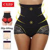Image of CXZD Plus Size Sexy Women's Shaper Underwear Booty Lifter Ladies' Cotton Slim Control Body Shaper Waist Trainer Briefs Tummy