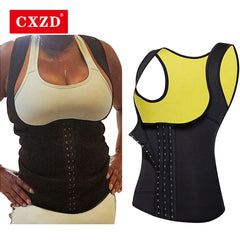 CXZD Women Neoprene Shaperwear Waist Trainer girdles slimming belt Waist Cincher Vest Tummy Belly Body Shaper fajas Colombianas