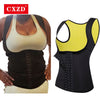 Image of CXZD Women Neoprene Shaperwear Waist Trainer girdles slimming belt Waist Cincher Vest Tummy Belly Body Shaper fajas Colombianas