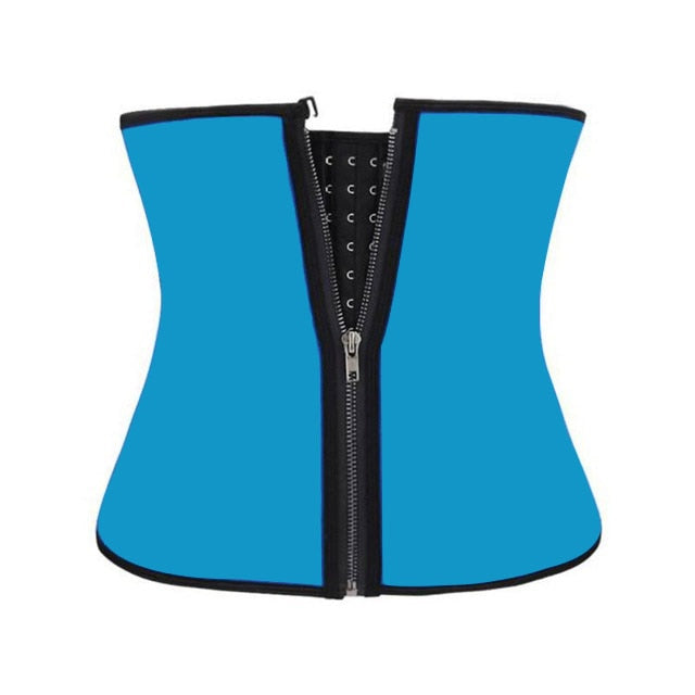 CXZD Women Waist Trainer Corset Zipper Hook Shapewear Double Control Body Shaper Tummy Fat Burning Waist Cincher
