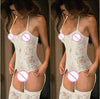 Image of Catsuit Baby Doll Sexy Fishnet Lingerie Women Porno Sexy Babydoll Dress For Sex Underwear Chemises Bodystockings Erotic Costumes