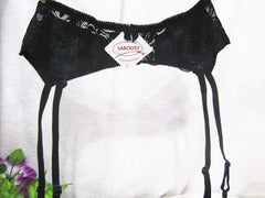 Collection Women Garters Suspenders Double Breasted Adjustable Waist Belt for Stockings Socks M and L Plus Size for Stockings
