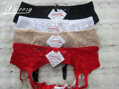Collection Women Garters Suspenders Double Breasted Adjustable Waist Belt for Stockings Socks M and L Plus Size for Stockings