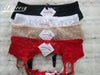 Image of Collection Women Garters Suspenders Double Breasted Adjustable Waist Belt for Stockings Socks M and L Plus Size for Stockings