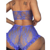 Image of Comeondear Lace Bra Set Strapless Women Erotic Lingerie Set High Waist Transparent Elastic Sets Black Bra + Panty M XL RB80869