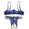 Image of Comeonlover Sexy Lingerie Set Flower Embroidery Open Bra Cup Hollow Out Micro Erotic Sex Shop Open Crotch G string Set LI8435