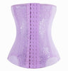 Image of Burvogue Underbust Steampunk Corset Waist Control Gothic Corsets Cincher with Curved Hem Bustiers Embroidery Short Waist Trainer  (9)