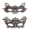 Image of Cosplay Party Sexy Costumes Sexy Lingerie Hot Erotic Baby Doll Sexy Lingerie for Women Female Hollow Out Black Lace Mask 1/2pcs
