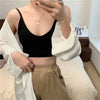 Image of Cotton Bralette Sexy Backless Bra Girls Padded Crop Top 6 Colors Unlined Underwear Wireless Bras For Women Female Lingerie New