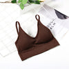 Image of Cotton Bralette Sexy Backless Bra Girls Padded Crop Top 6 Colors Unlined Underwear Wireless Bras For Women Female Lingerie New