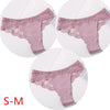 Image of Cotton Thong Panties Sexy G-string Briefs Lace Thongs Women Underwear Panties for Female Girls Ladies Floral Pantys Underpants