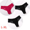Image of Cotton Thong Panties Sexy G-string Briefs Lace Thongs Women Underwear Panties for Female Girls Ladies Floral Pantys Underpants