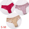 Image of Cotton Thong Panties Sexy G-string Briefs Lace Thongs Women Underwear Panties for Female Girls Ladies Floral Pantys Underpants