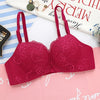 Image of DERUILADY Lace Floral Wireless Bras For Women Front Closure Sexy Lingerie Plus Size Bralette Comfort Adjusted Push Up Bra