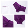 Image of DULASI Sexy Lace Transparent Women's pants Low Waist Cotton Crtoch Briefs Underwear Women Soft and Breathable G-String Lingerie