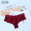 Image of DULASI Sexy Lace Transparent Women's pants Low Waist Cotton Crtoch Briefs Underwear Women Soft and Breathable G-String Lingerie
