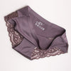 Image of DULASI Sexy Seamless Panties Ice Silk Women Underwear Cotton Crotch Mid-Rise  Briefs For Girls Bikini Lace Lingeries  1 pcs