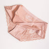 Image of DULASI Sexy Seamless Panties Ice Silk Women Underwear Cotton Crotch Mid-Rise  Briefs For Girls Bikini Lace Lingeries  1 pcs