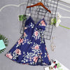 Image of Daeyard Women's Pajamas Silk Floral Overall Print 5Pcs Pajama Set Satin Pyjamas Sexy Lace Pijama Nightie Sleepwear Home Clothes