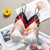 Image of DeRuiLaDy 2Pcs Seamless Soft Bras for Women Thin Strap Wireless Push Up Bra Backless Comfort Underwear Bralette Sexy Lingerie