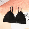 Image of EIE New Fashion Thin French Style Bralette Lace Wireless Triangle Cup Women Lingerie Soft Bra Seamless Underwear Deep V Girls
