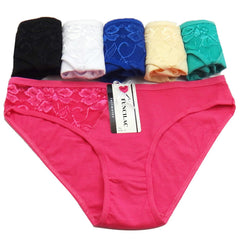 FUNCILAC 5 Pcs/set Cotton Panties for Women Sexy Lace Transparent Briefs Female Underwear Lady Lingerie Wholesale Free shipping