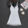 Image of Fashion 2018 NEW Sexy Strap Top Robe Summer Womens Sleepwear Casual Faux Silk Home Wear Nightwear Bath Gown Size M-XXL