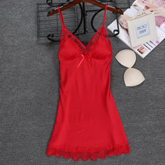 Fashion 2018 NEW Sexy Strap Top Robe Summer Womens Sleepwear Casual Faux Silk Home Wear Nightwear Bath Gown Size M-XXL