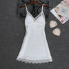 Image of Fashion 2018 NEW Sexy Strap Top Robe Summer Womens Sleepwear Casual Faux Silk Home Wear Nightwear Bath Gown Size M-XXL