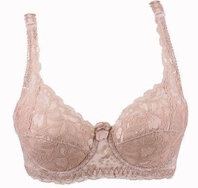 Fashion New Sexy Ladies Sexy Underwear Full Coverage Minimizer Non Padded Lace Sheer Bra 9 Color 34-40 AB Cup